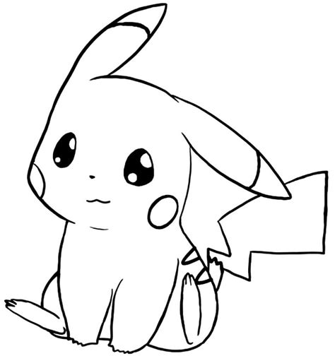 desenho do pikachu de desenhar|Desenhos de Pikachu